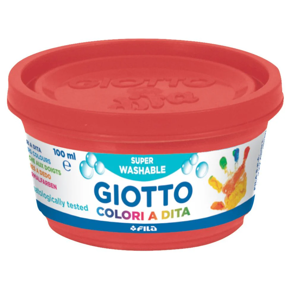 Giotto Finger Paint 6 x 100ml Set - Super Safe Finger Paint for Kids aged 2+ - Image 5