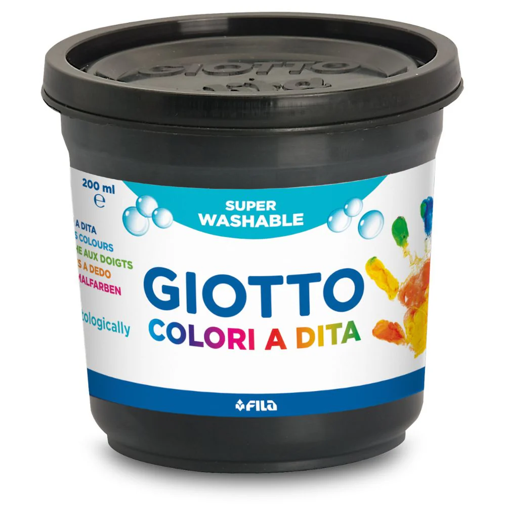 Giotto Finger Paint 6 x 200ml Set - Super Safe Finger Paint for Kids 2+ - Image 7