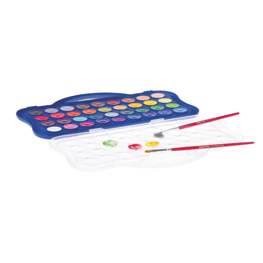 Giotto Box of 36 Mini Watercolour Paints – Portable Kids’ Paint Set - Image 2