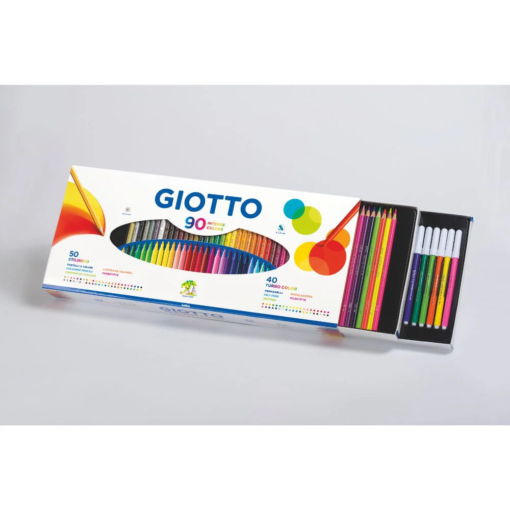 Giotto Stilnovo 90-Piece Pencil & Pen Set – Complete Creative Kit - Image 2