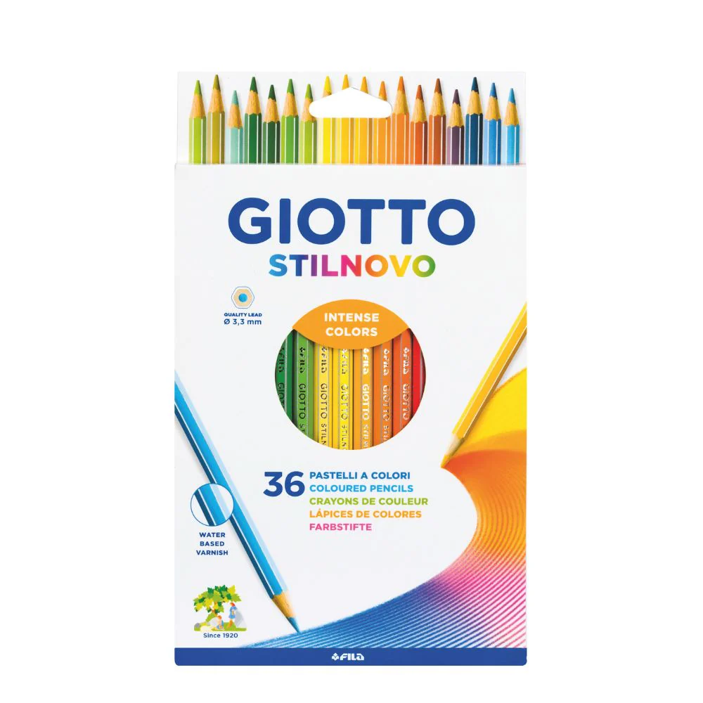 Giotto Stilnovo 36-Colour Hexagonal Pencils – School-Friendly, 3.3 mm Lead - Image 2