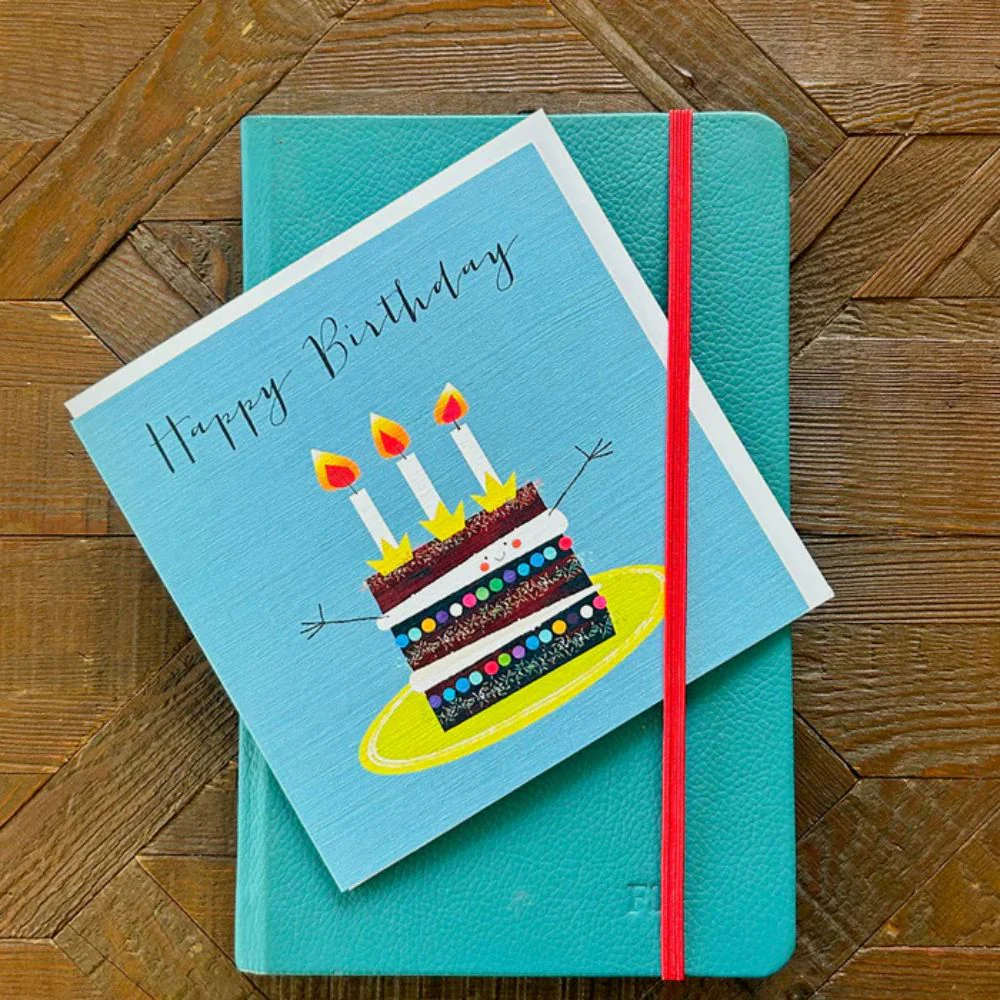 Happy Birthday Cake Birthday Card - Image 3