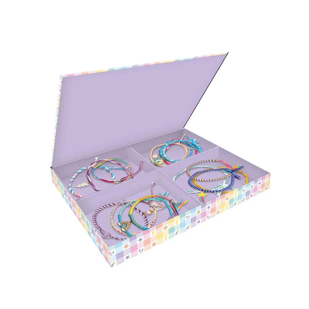 Janod 30 Rainbow Wrap Bracelets to Make - Image 2