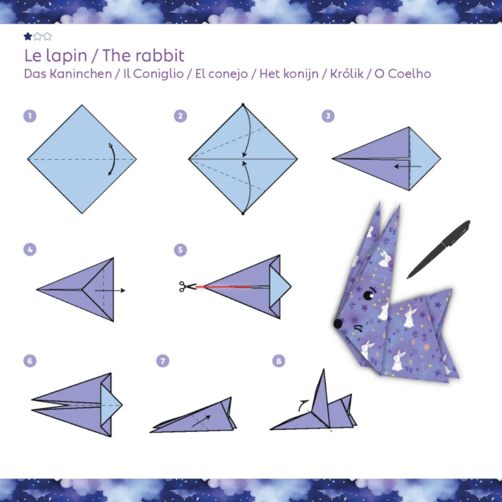 Janod Constellations Origami Craft Kit - Image 3