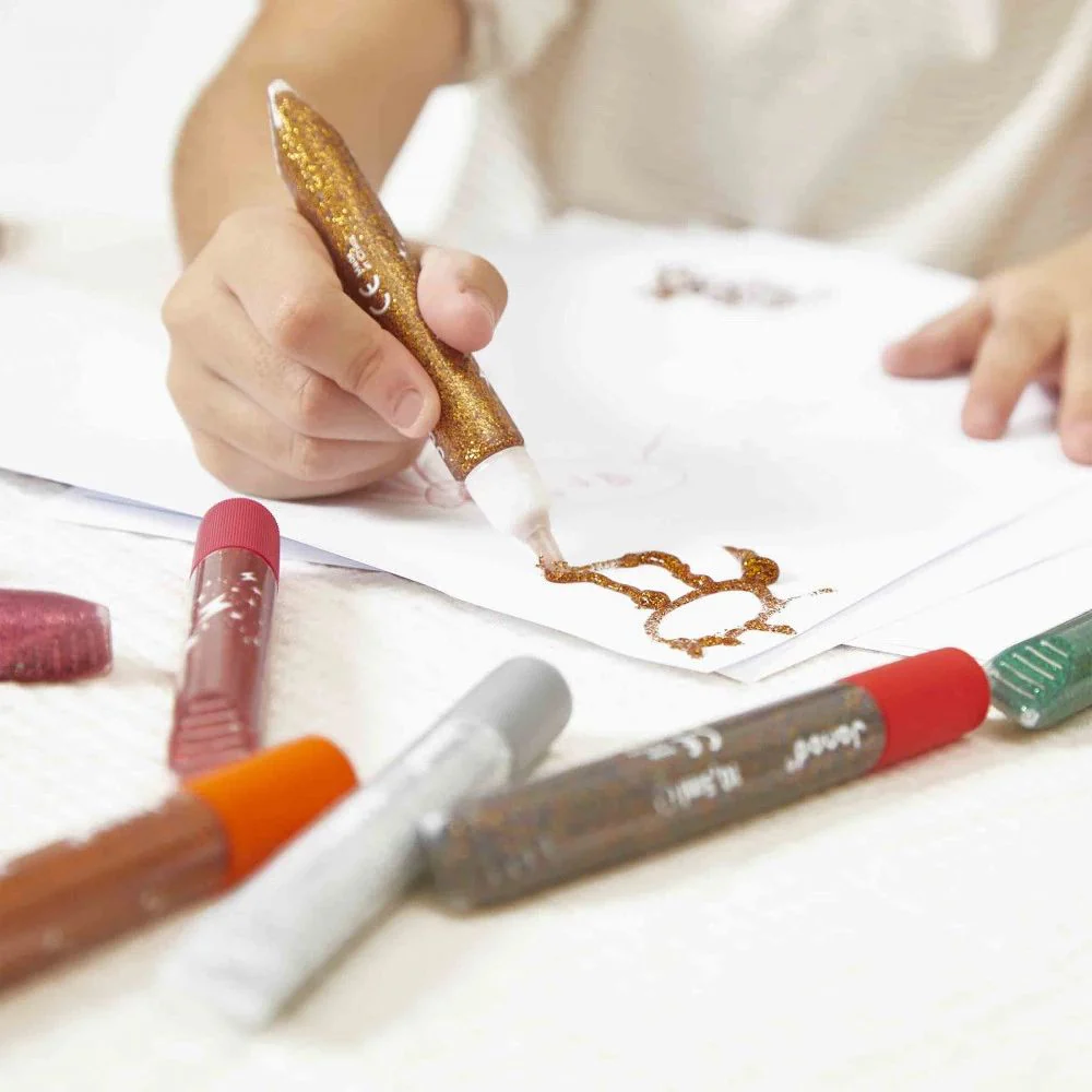 Janod Glitter Glue Craft Pens - Image 2