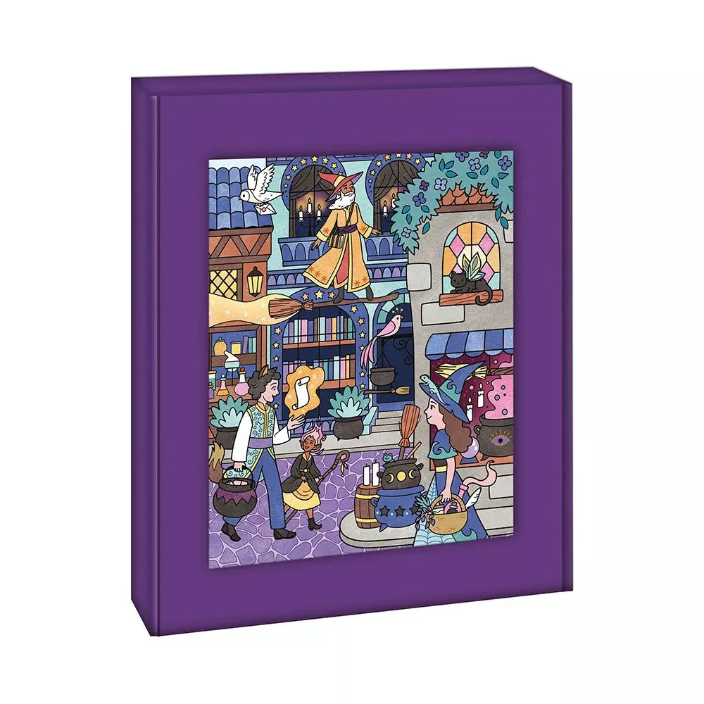 Janod Glitter Watercolour Painting - Magic School - Image 3