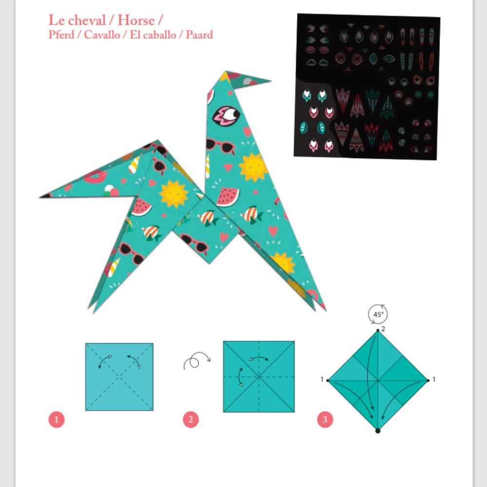 Janod Animals Origami Craft Kit - Image 4