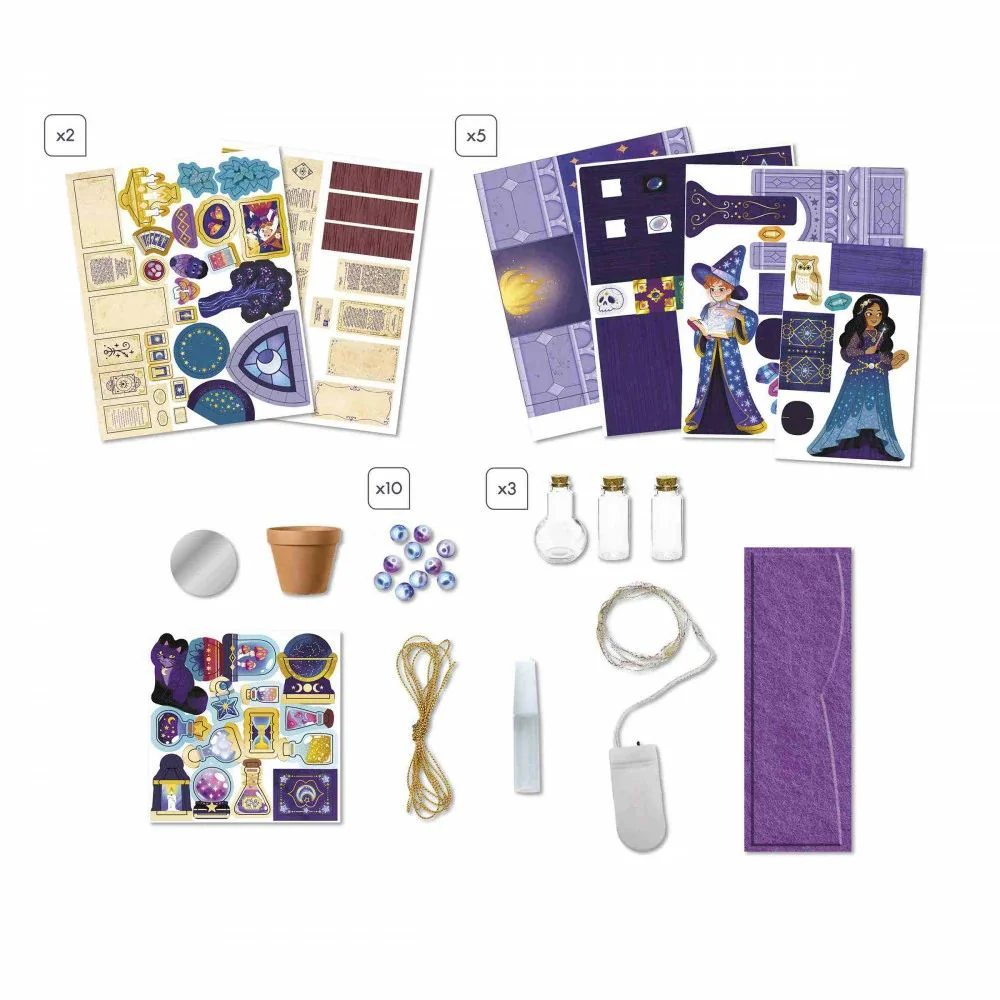 Janod Magic School Crafts Kit - The Wizards Workshop - Image 3