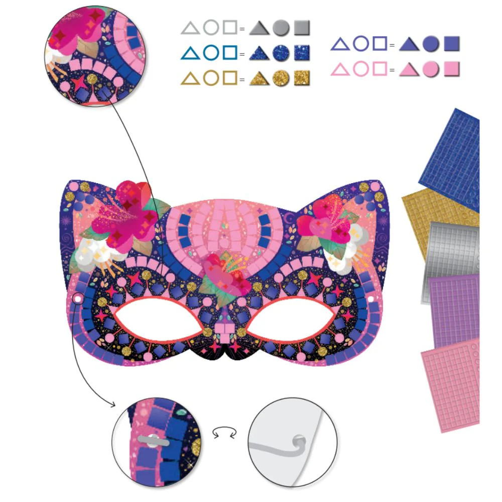 Janod Creative Kit - Mosaic Masks Set - Image 3