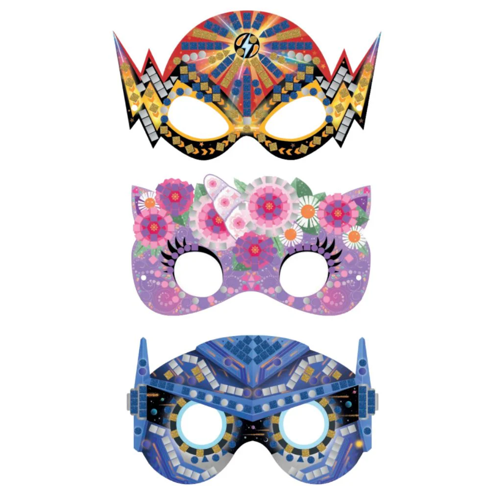 Janod Creative Kit - Mosaic Masks Set - Image 4