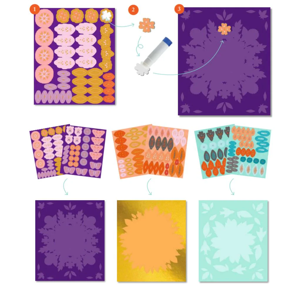 Janod Nature Mandalas Craft Kit - Image 4