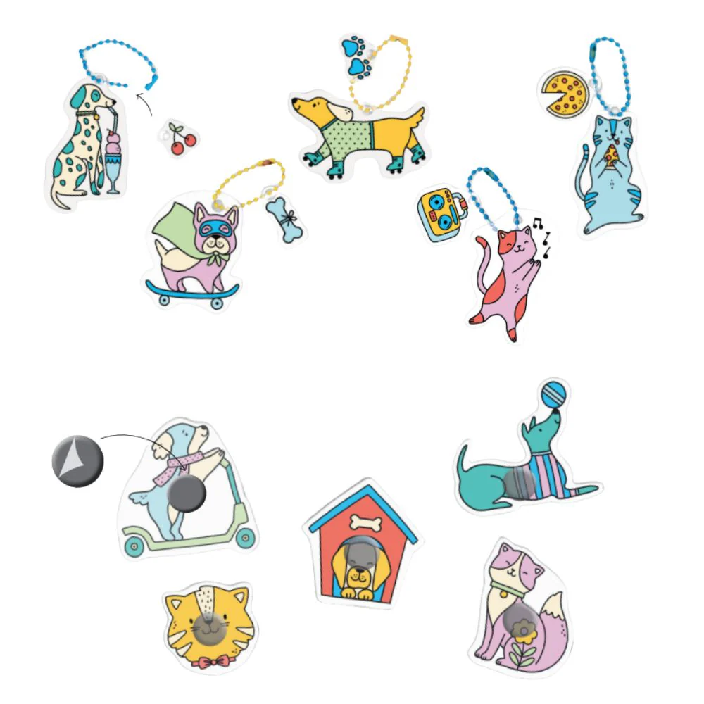 Janod Shrink Plastic Cats & Dogs - Image 3