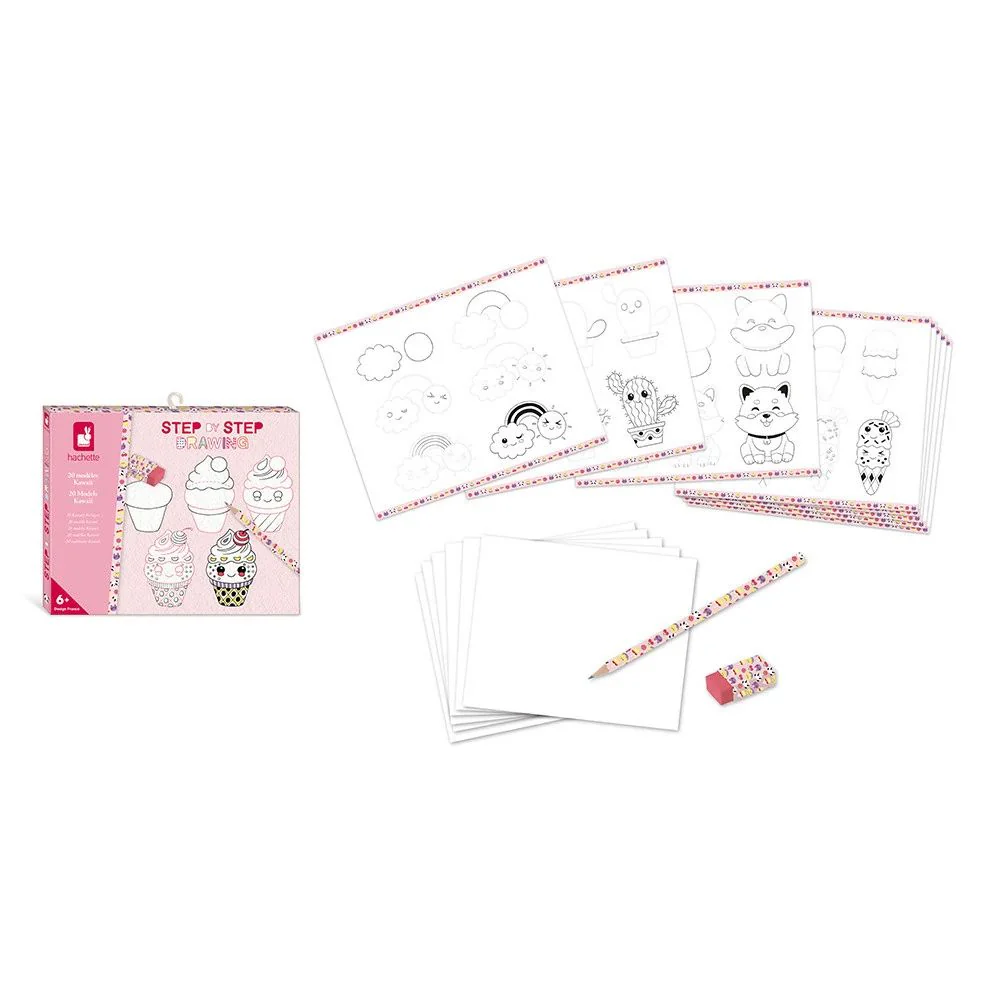Janod Step-by-Step Drawing - Kawaii - Image 2