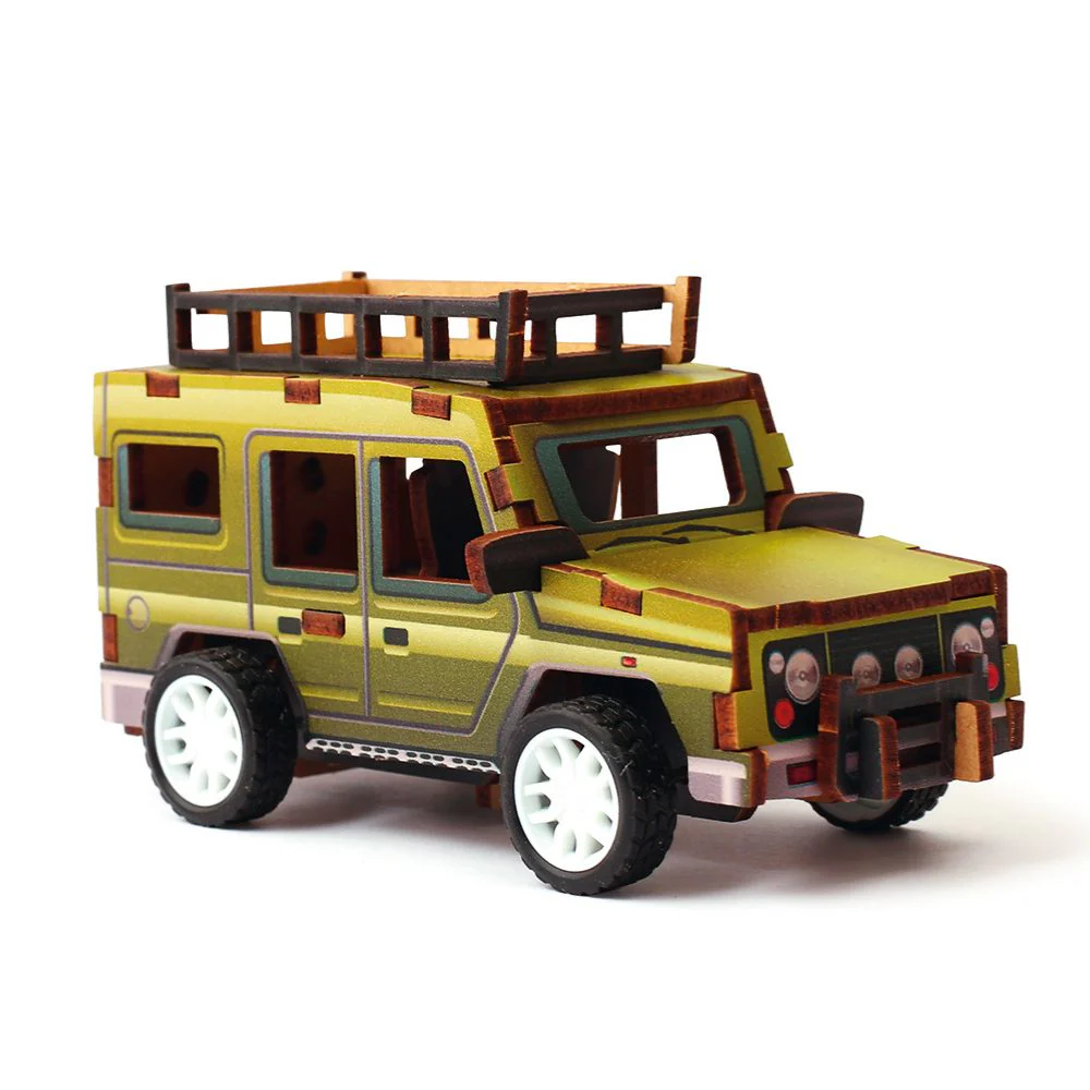 Build Your Own Jeep Wooden 3D Model  - actually drives! - Image 2