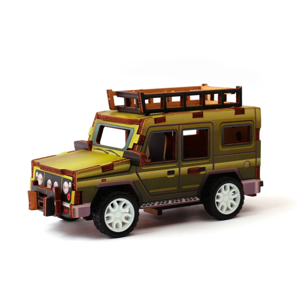 Build Your Own Jeep Wooden 3D Model  - actually drives! - Image 4