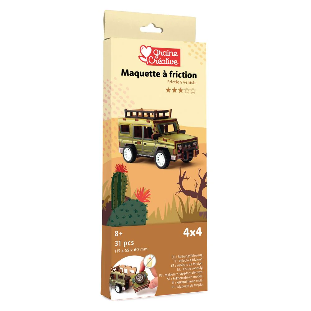 Build Your Own Jeep Wooden 3D Model  - actually drives! - Image 7