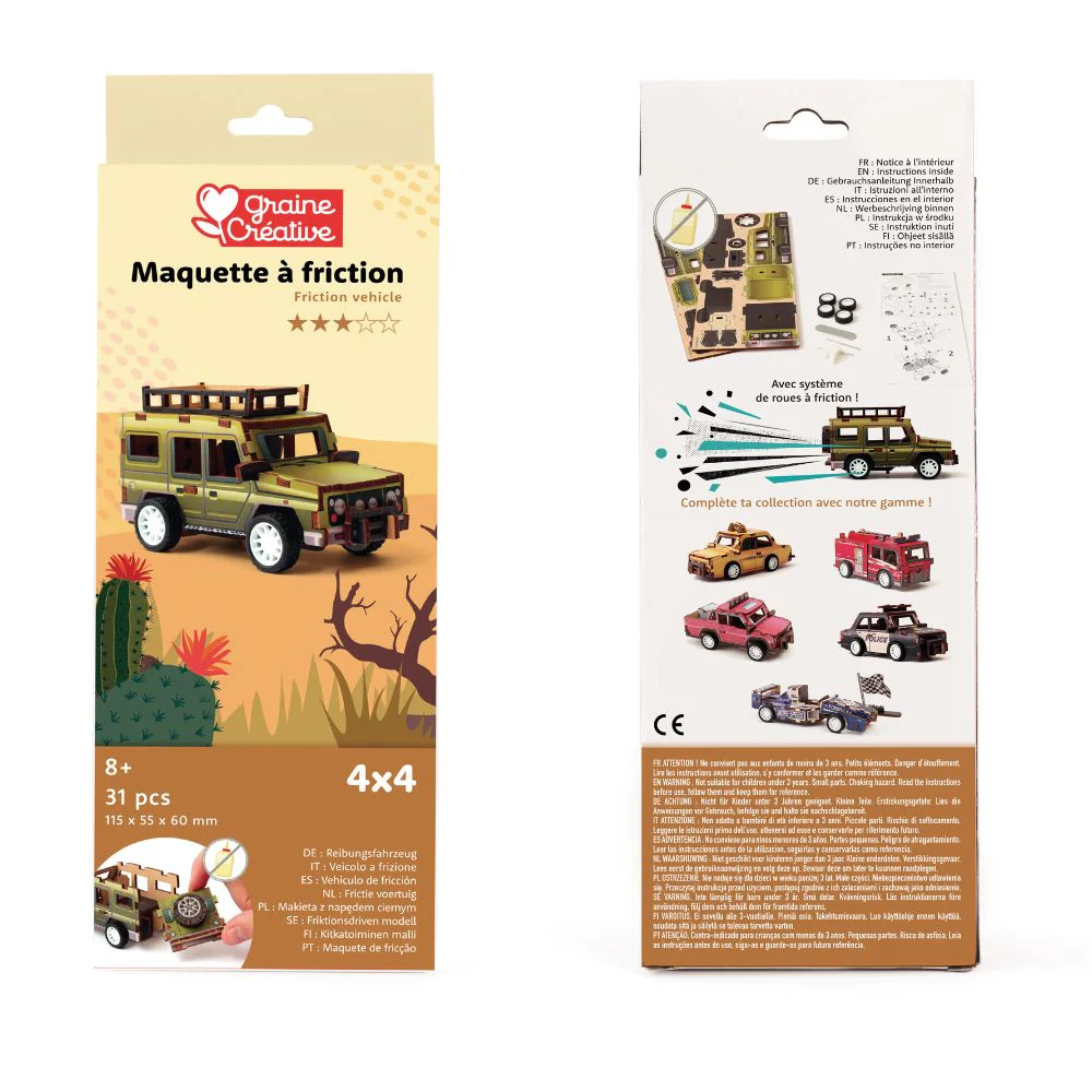 Build Your Own Jeep Wooden 3D Model  - actually drives! - Image 8