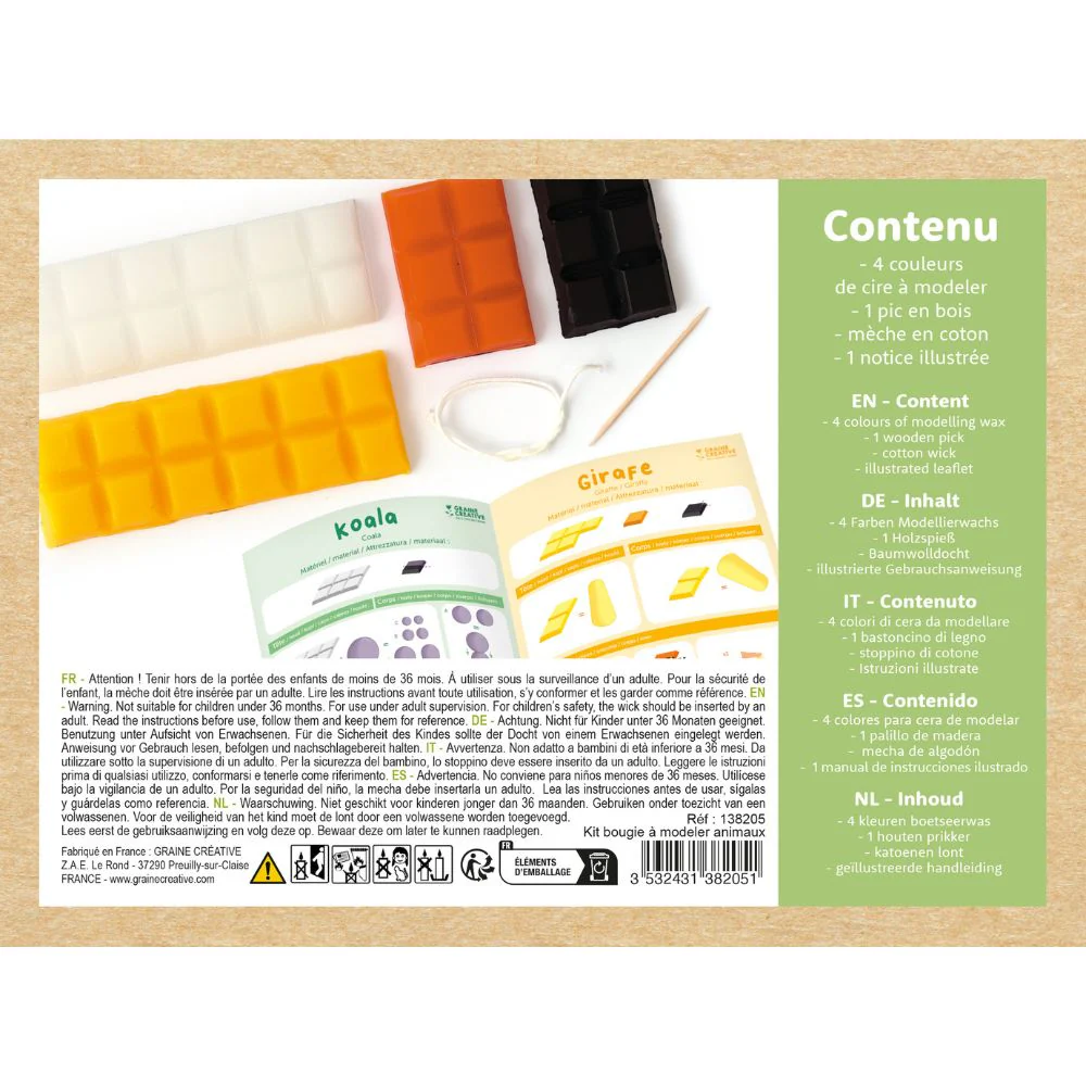 Kids Candle Making Kit - Wild Animals - Image 7