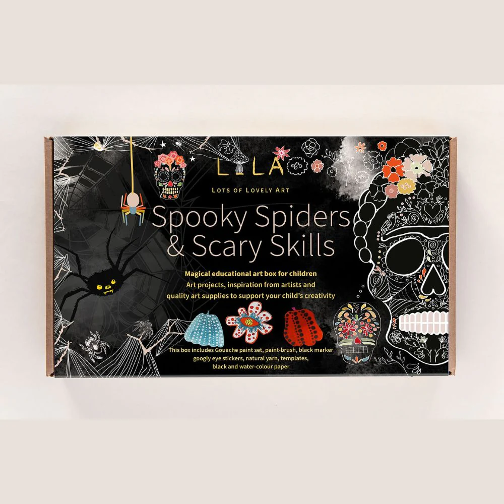 LoLA Spooky Spiders and Scary Skulls Art Box - Image 7