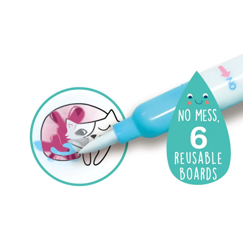 Avenir Magic Water Painting Book, Stickers & Pen - Princesses - Image 3