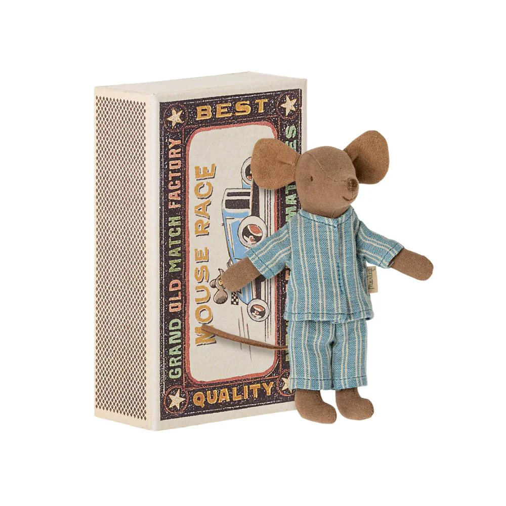 Maileg Big Brother Mouse in a Matchbox - Image 2