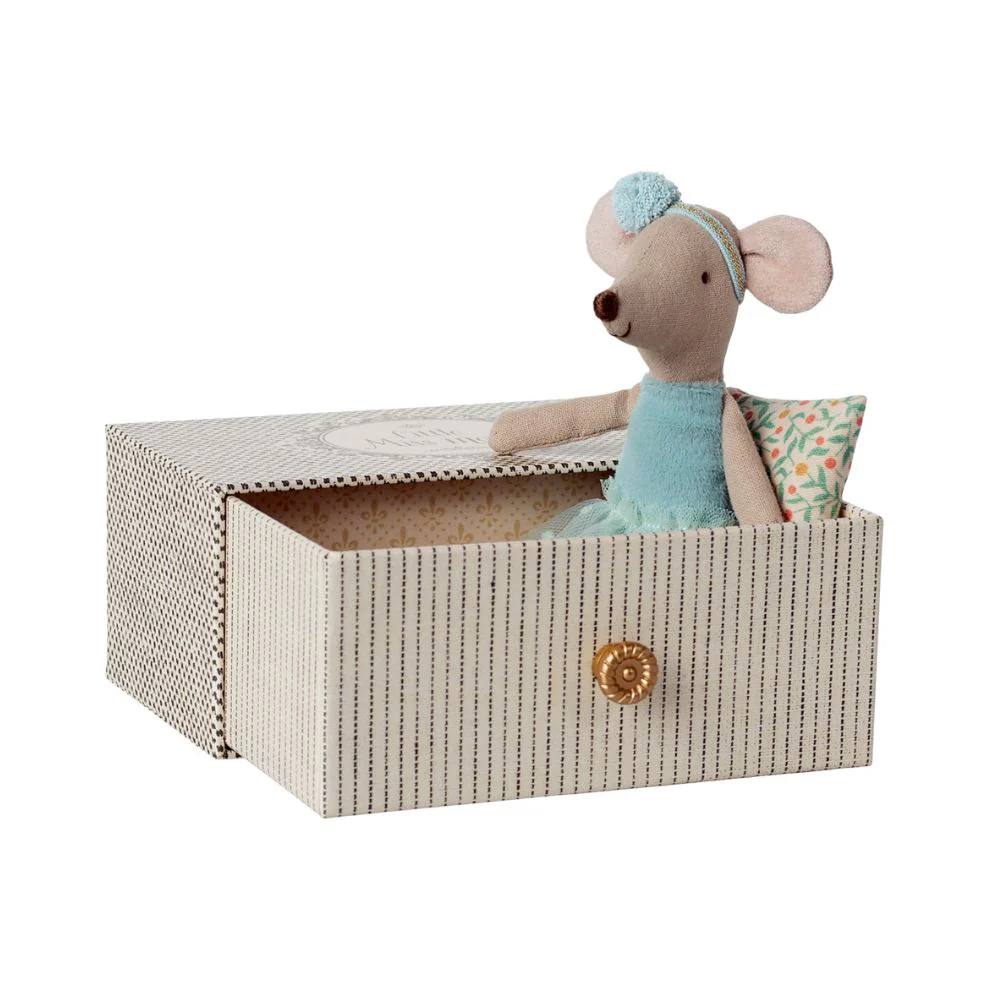 Maileg Dance Mouse in Daybed Matchbox - Image 2