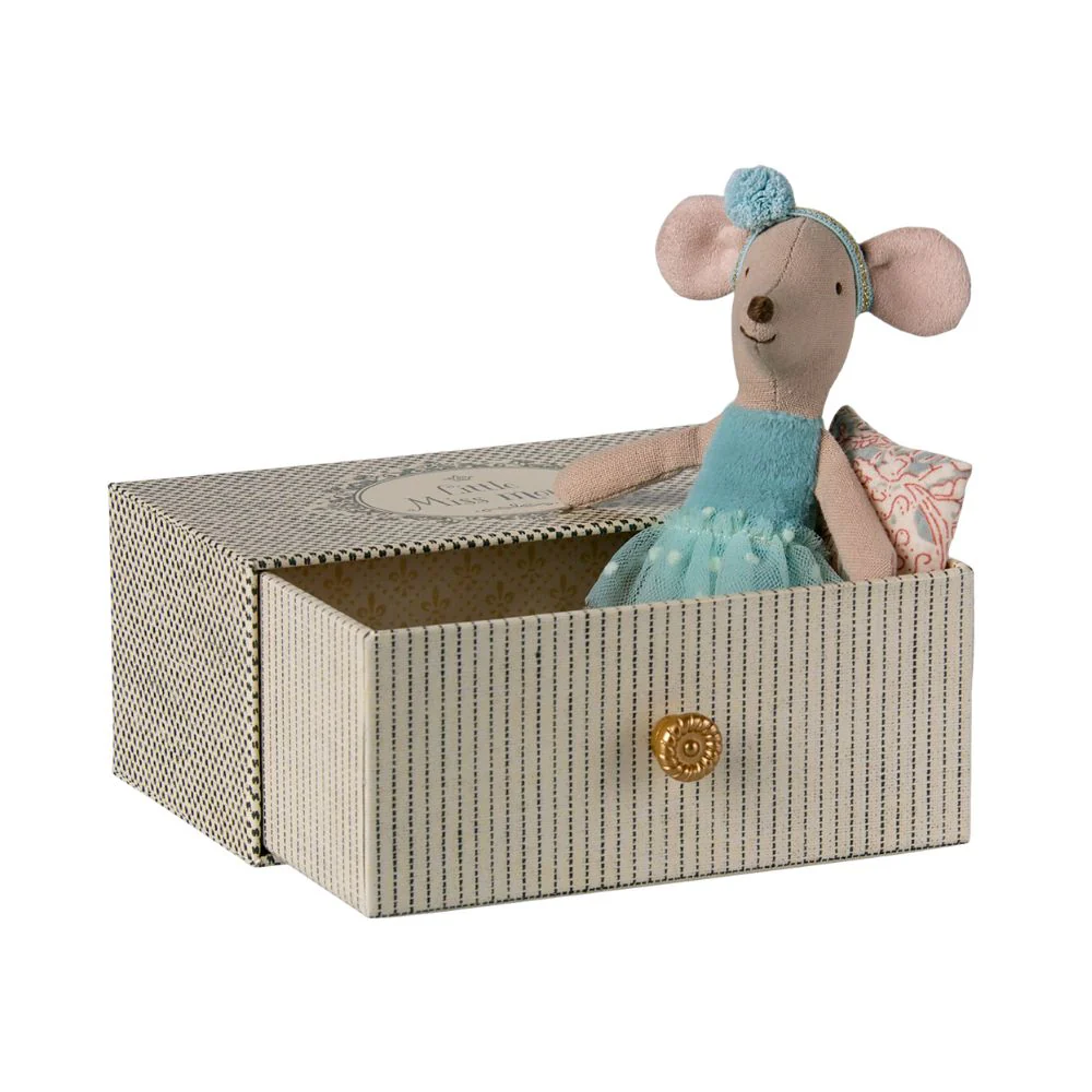 Maileg Dance Mouse in Daybed Matchbox - Image 3