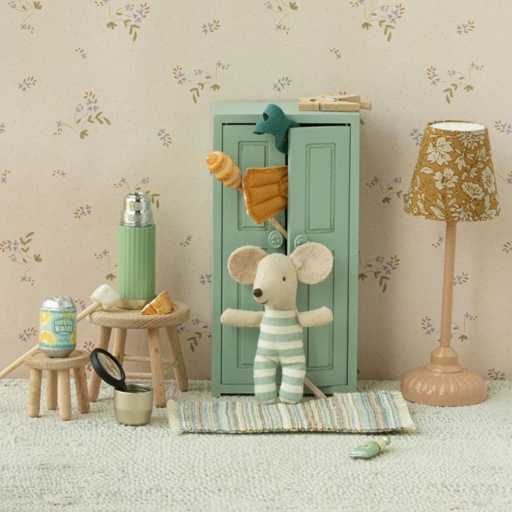 Maileg Mouse Thermos and Cups, Mint - Image 4