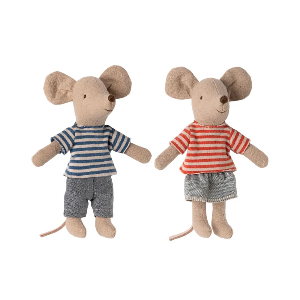 Maileg LouiMax and Stella, Little brother and sister mice - Image 3