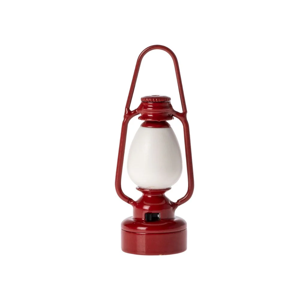 Maileg Hiker Mouse - Vintage Lantern, Red - Image 2