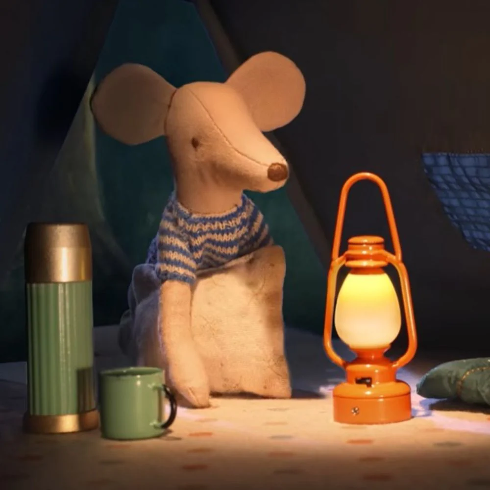 Maileg Mouse Thermos and Cups, Mint - Image 3