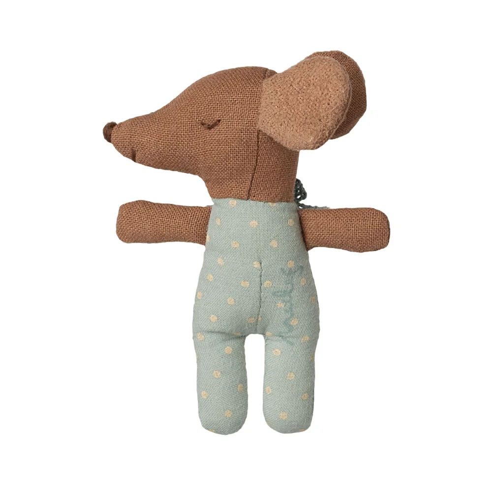 Maileg Sleepy/Wakey Boy Baby Mouse In A Matchbox - Image 3
