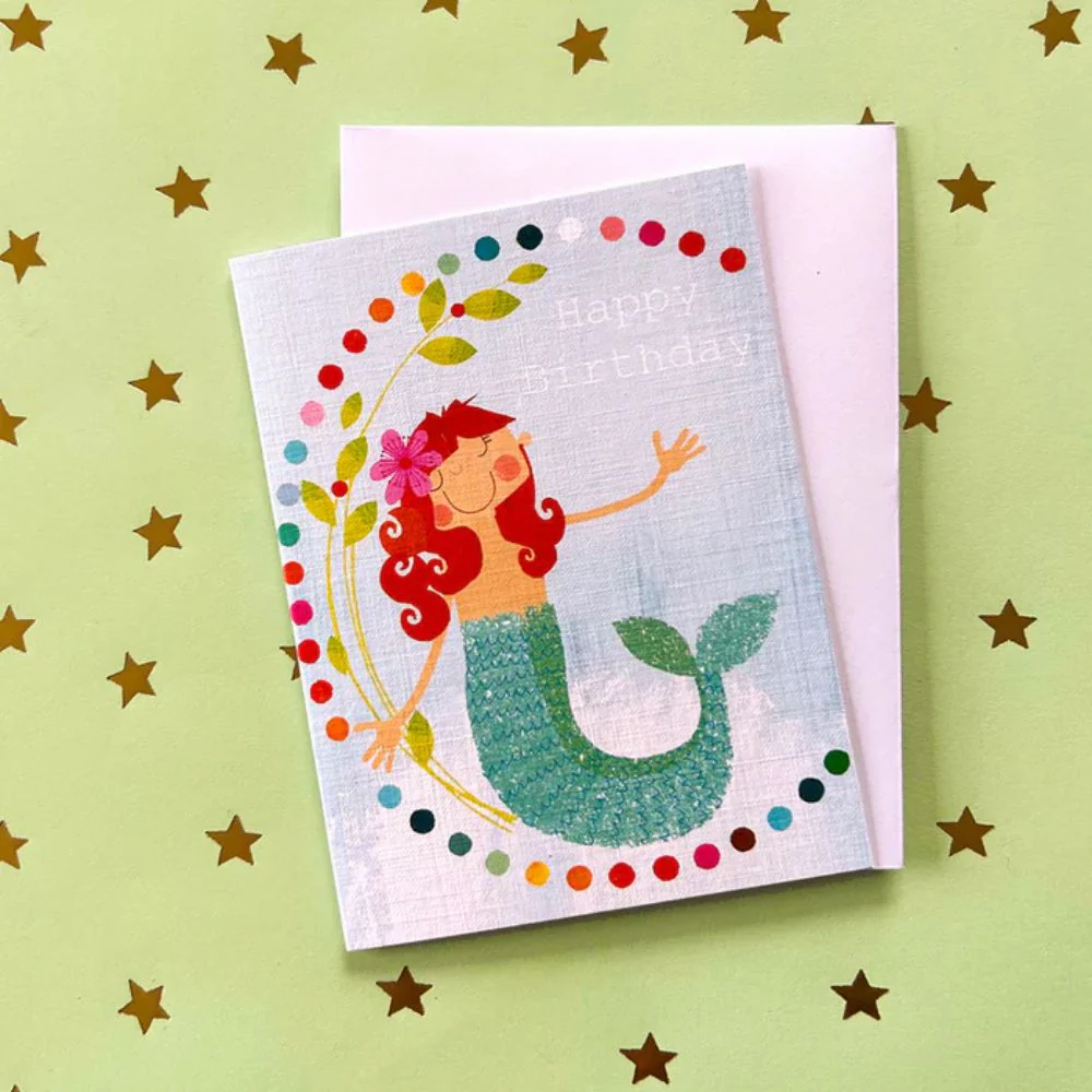 Mermaid Birthday Card - Image 2