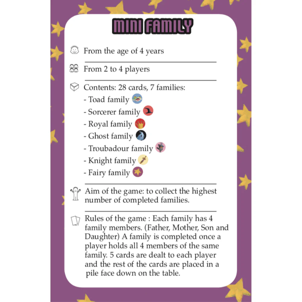 Djeco Mini Family - Happy Families Card Game For Kids - Image 3