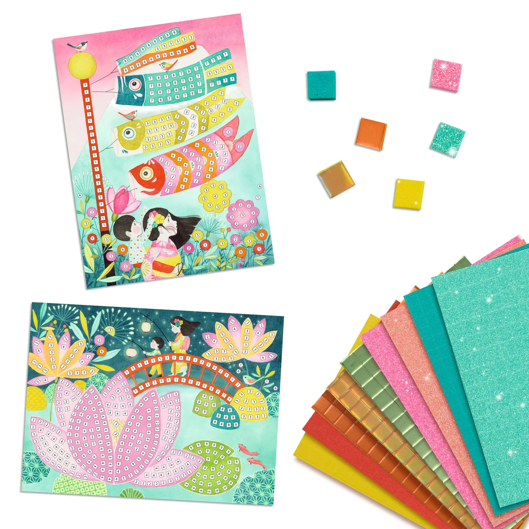 Mosaics For Kids - Djeco Mosaics Kyoto - Image 2