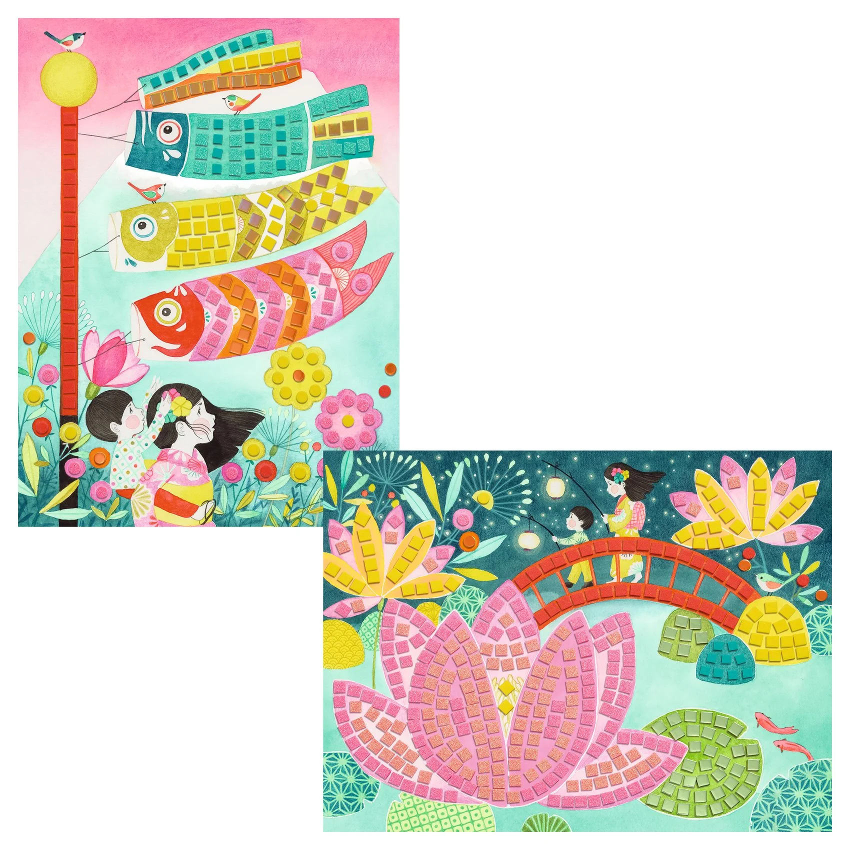 Mosaics For Kids - Djeco Mosaics Kyoto - Image 3