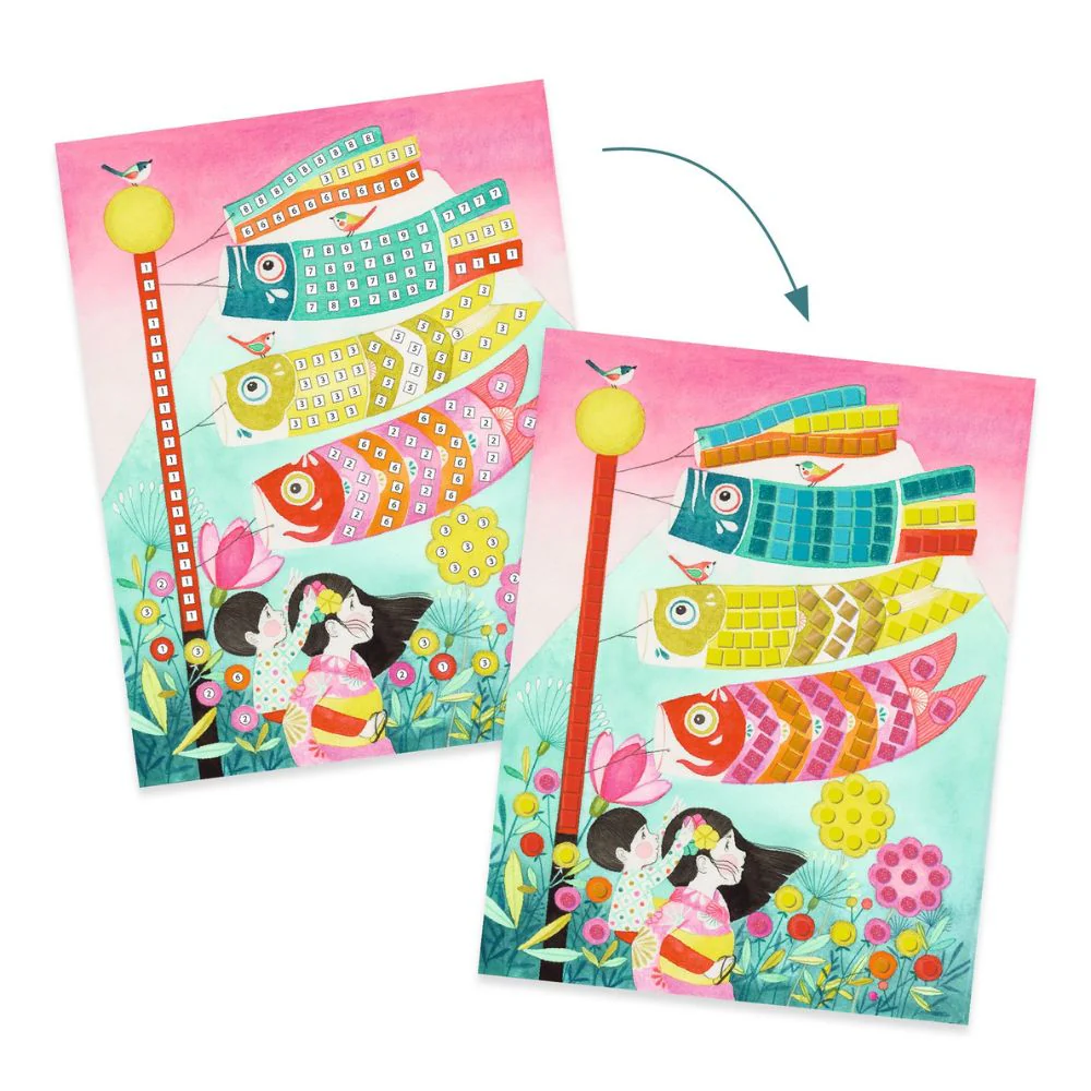 Mosaics For Kids - Djeco Mosaics Kyoto - Image 4