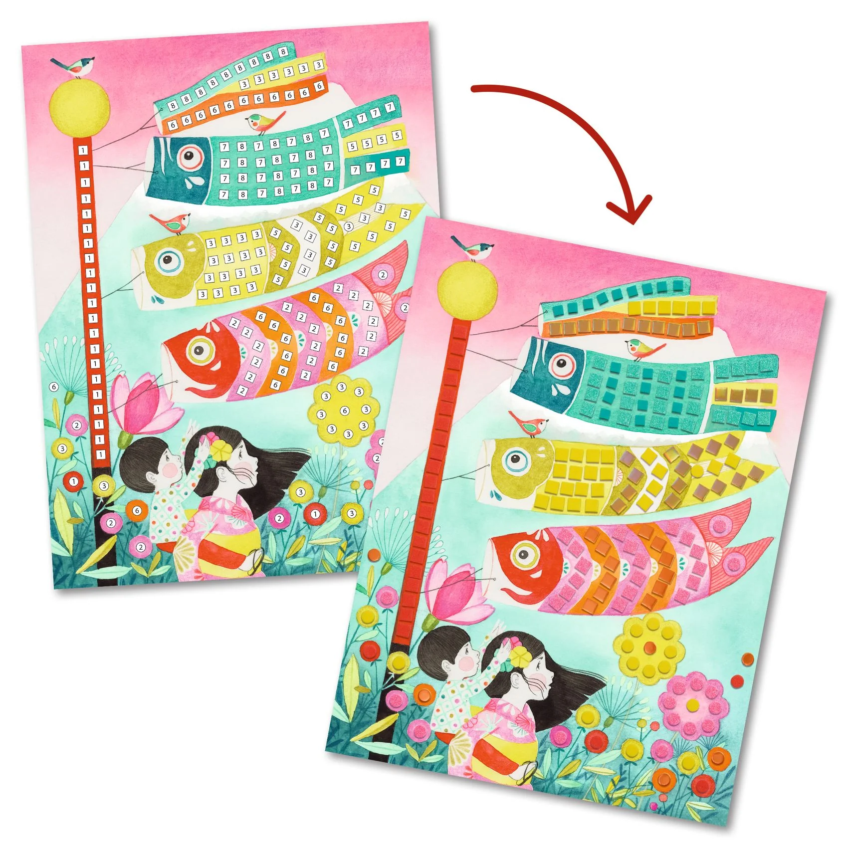 Mosaics For Kids - Djeco Mosaics Kyoto - Image 7
