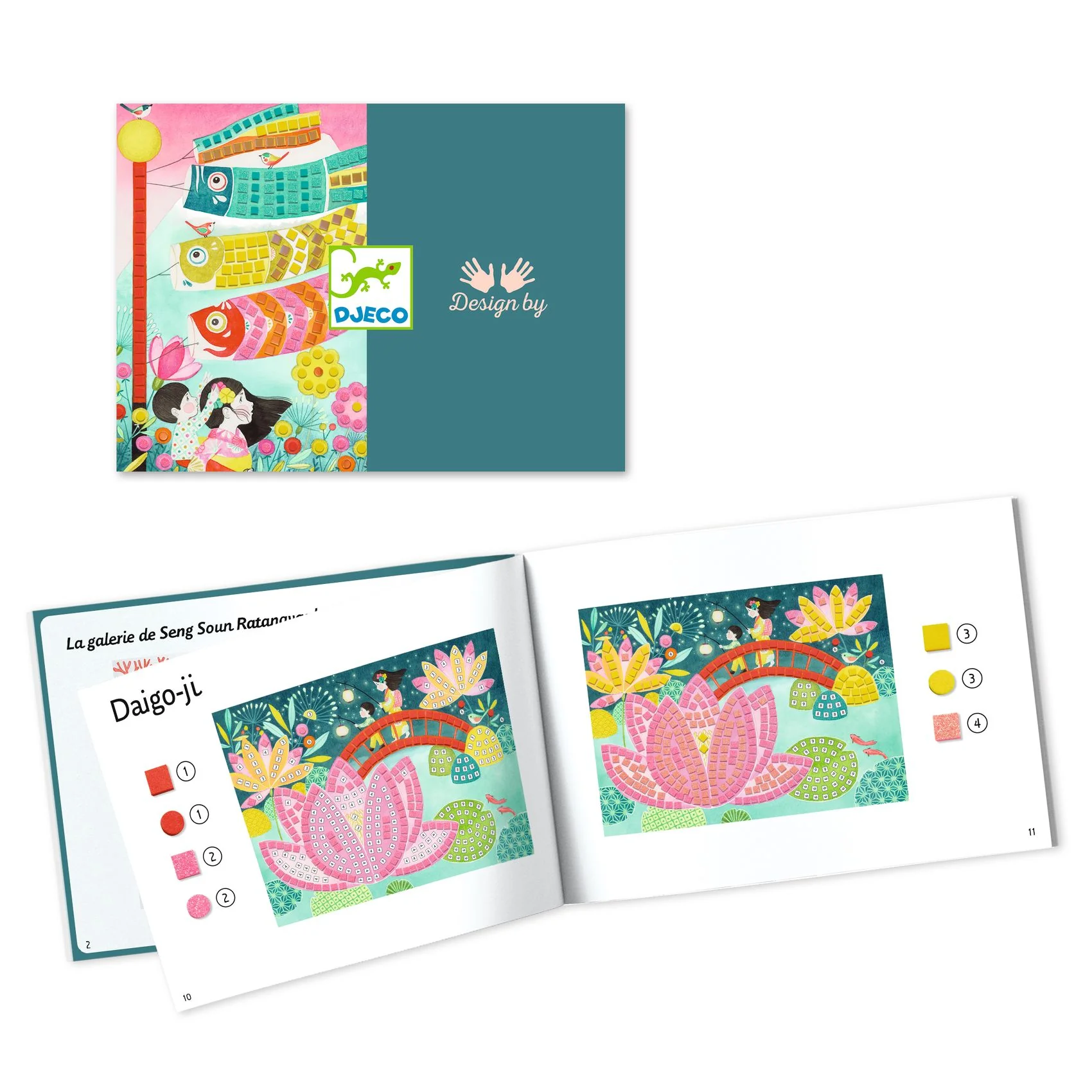 Mosaics For Kids - Djeco Mosaics Kyoto - Image 8