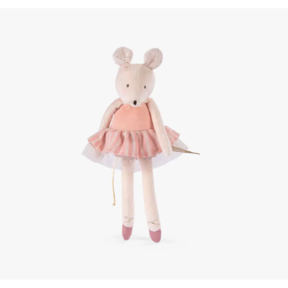 Moulin Roty La Petite Ecole De Danse - Pink Mouse - Image 3
