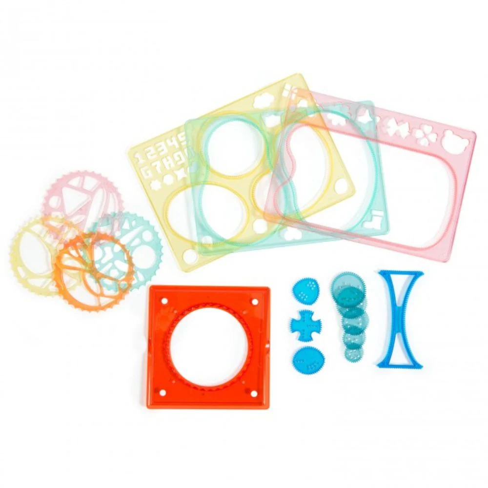 Moulin Roty Magic Spirals Set - Spirograph Set - Image 3