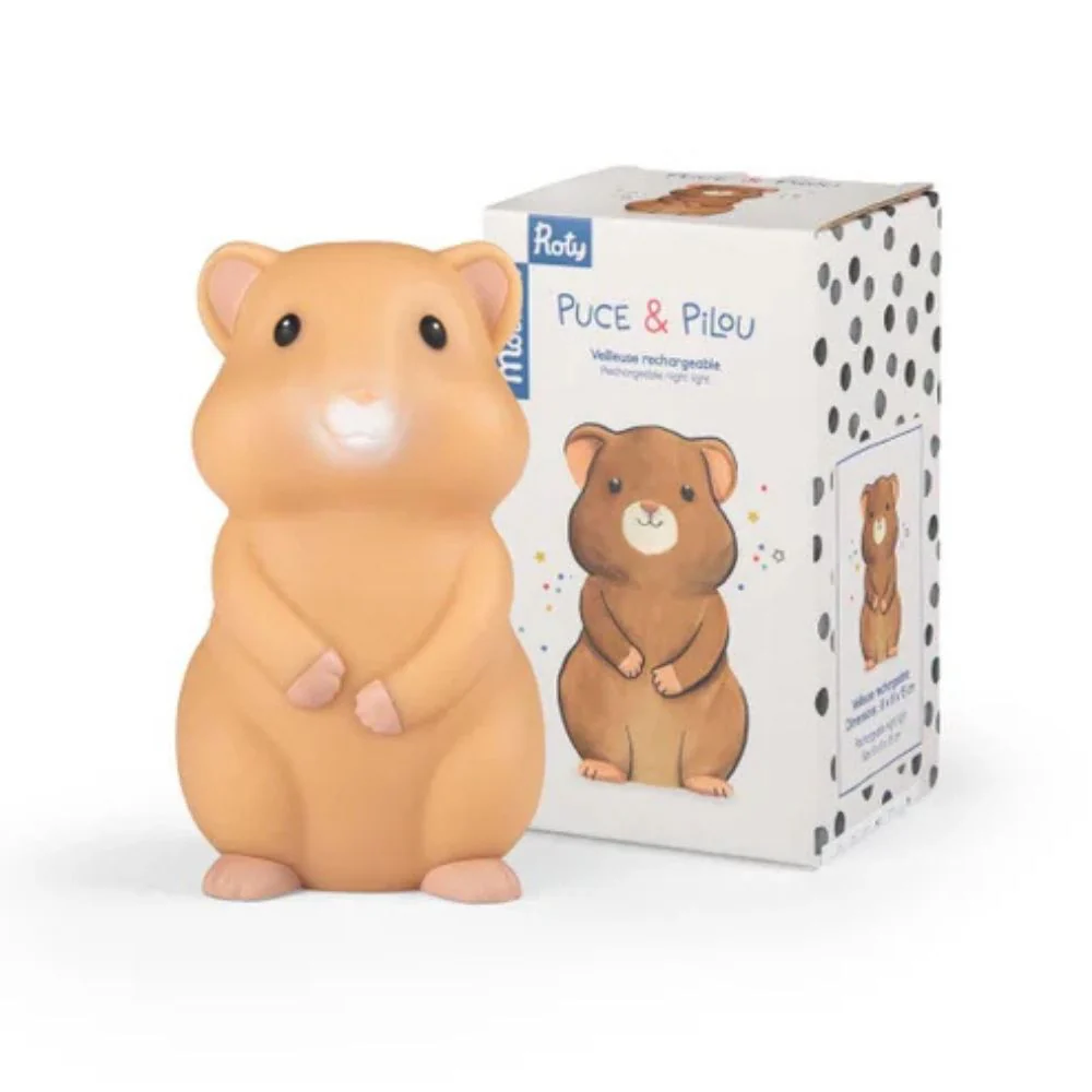 Moulin Roty Puce & Pilou - Hamster Night Light - Image 3