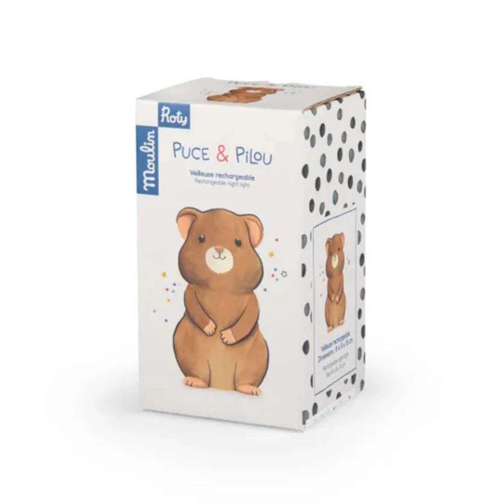 Moulin Roty Puce & Pilou - Hamster Night Light - Image 4