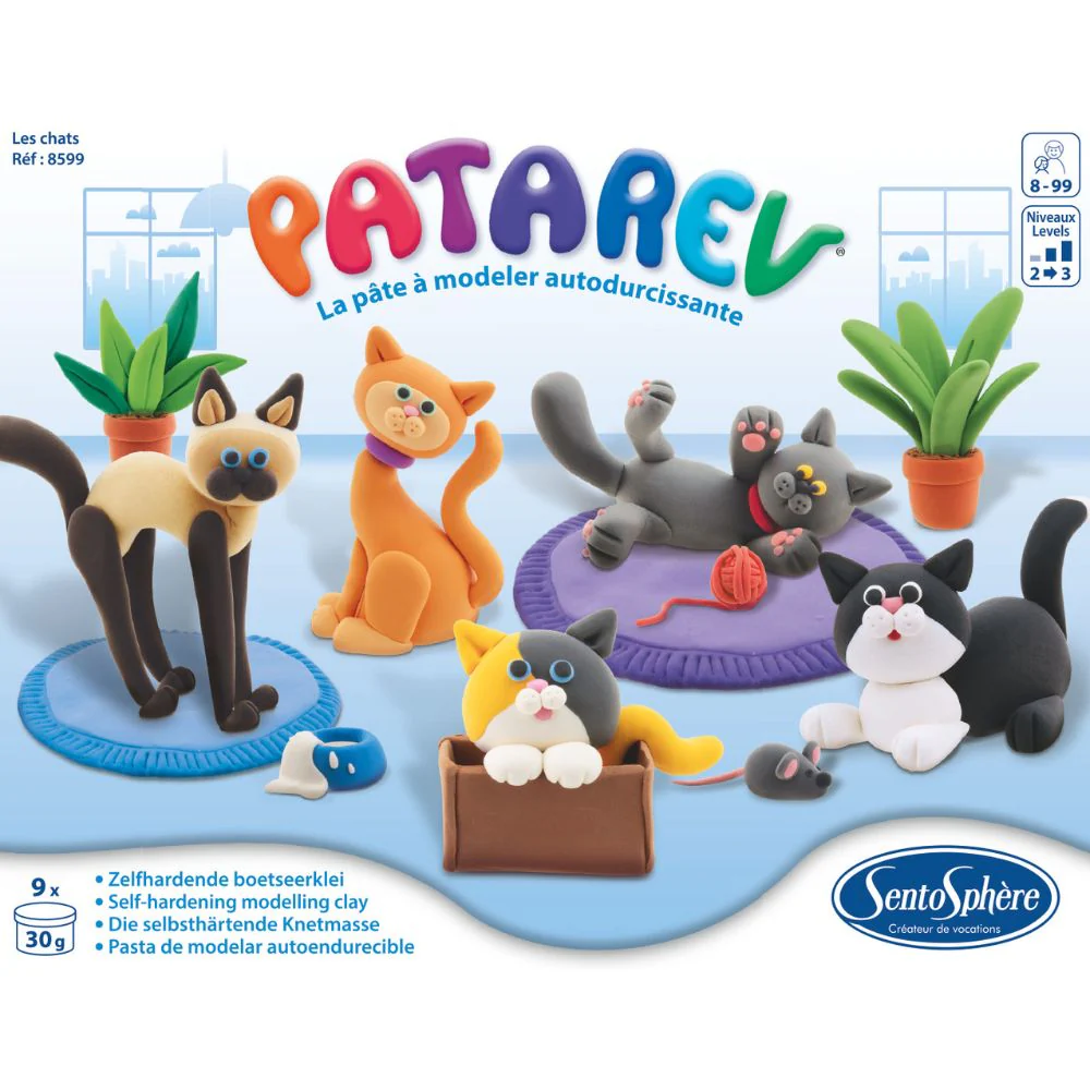 Patarev Cats - Air Drying Clay Kit - Image 3