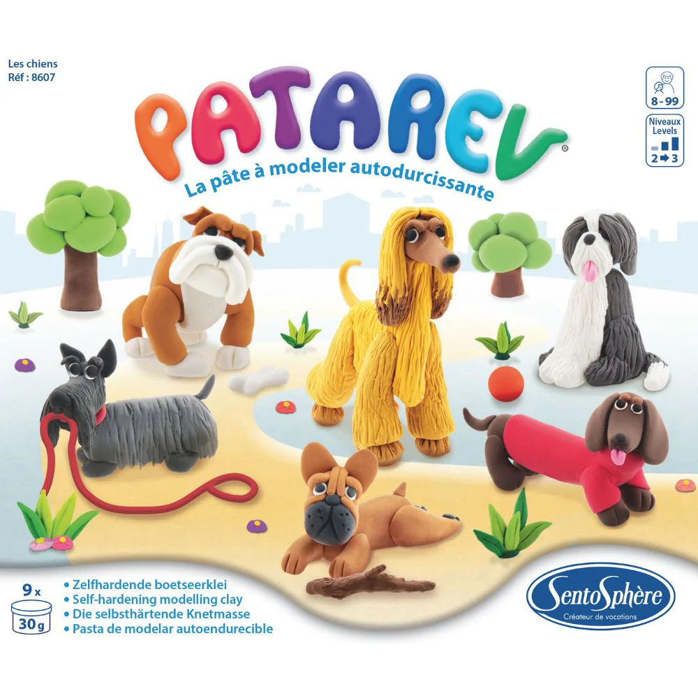 Patarev Dogs - Air Drying Clay Kit - Image 3