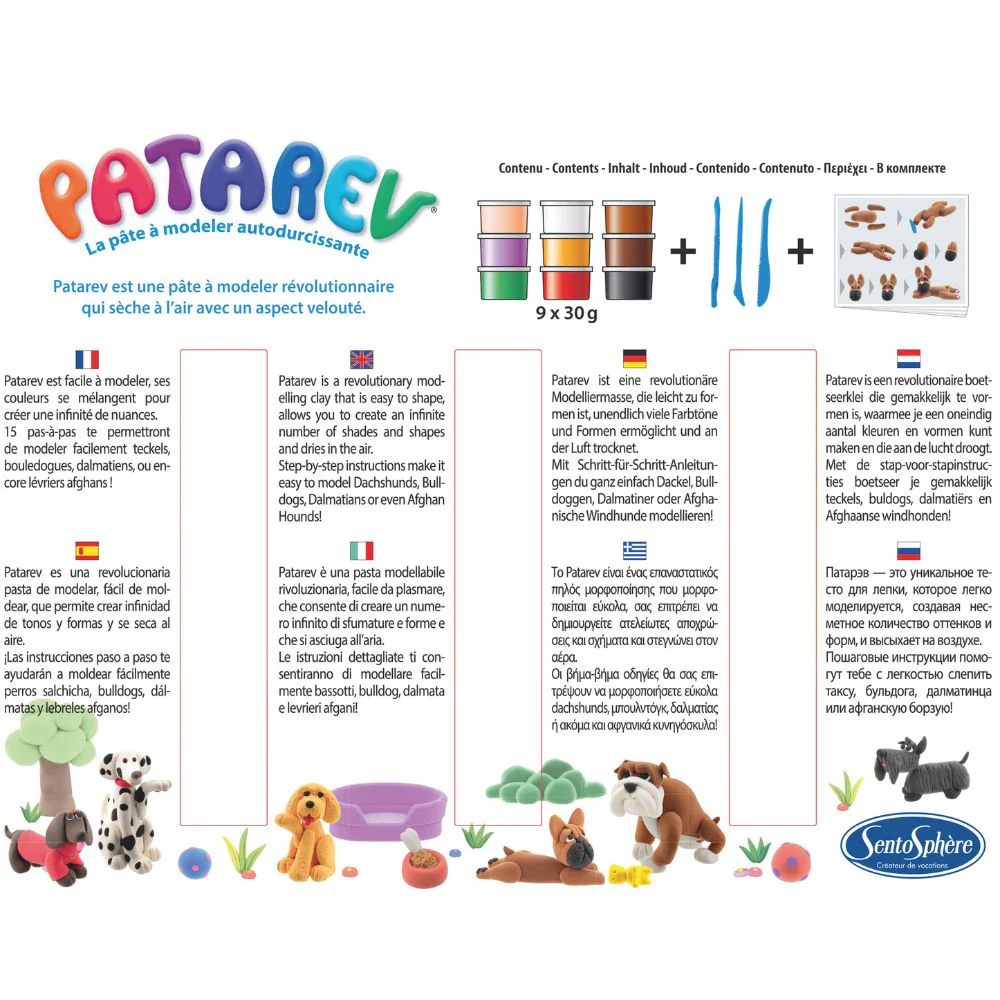 Patarev Dogs - Air Drying Clay Kit - Image 4