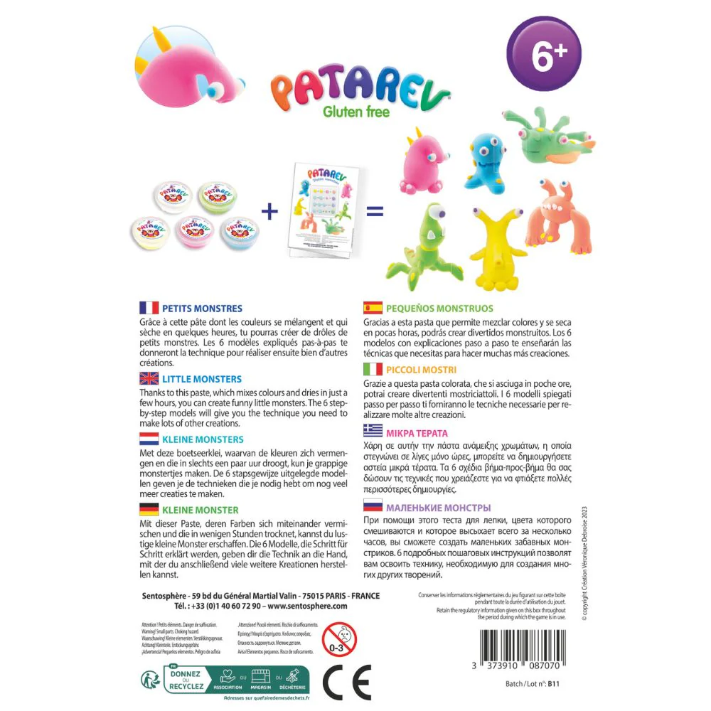 Patarev Little Monsters - Air Drying Clay Kit - Image 4