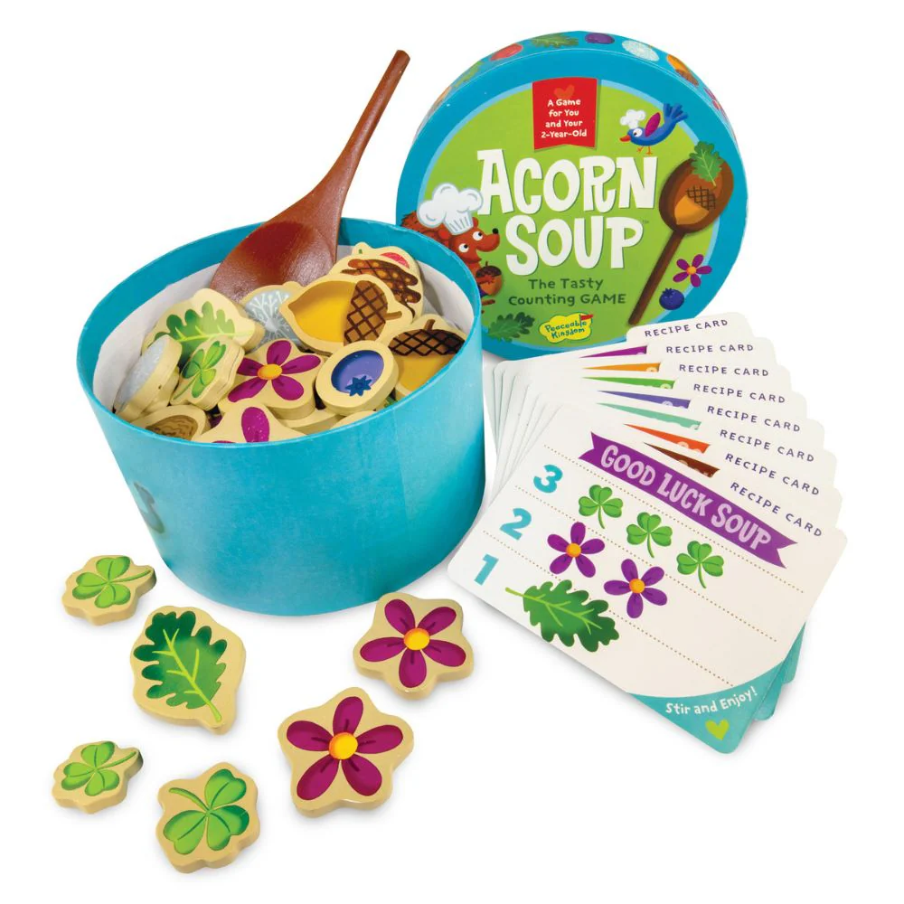 Peaceable Kingdom Acorn Soup Toddler Cooperative Game - Image 4