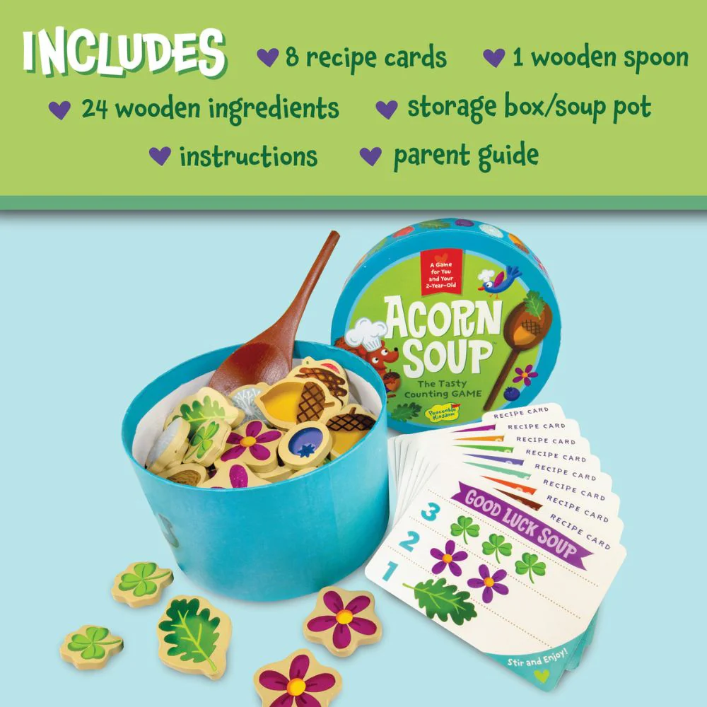 Peaceable Kingdom Acorn Soup Toddler Cooperative Game - Image 5