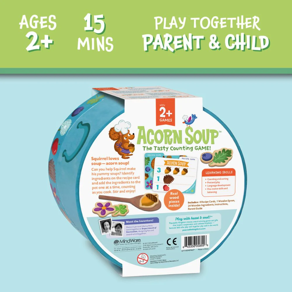 Peaceable Kingdom Acorn Soup Toddler Cooperative Game - Image 7